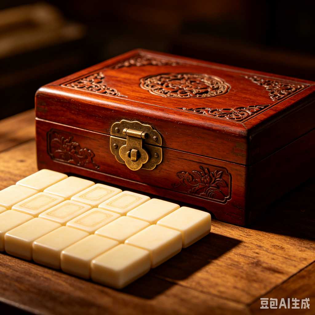 handmade mahjong tiles set